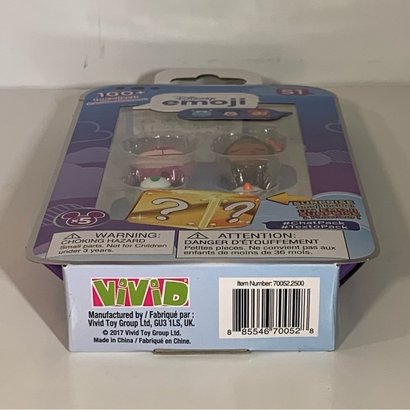 🏰 4/$25 DISNEY EMOJI CHAT PACK SERIES 1 PACK OF 5 FIGURES 🏰 - Picture 5 of 7